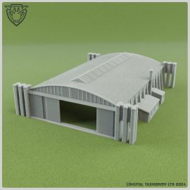 rac_royal_air_core_general_service_aircraft_shed_hangar_belfast_truss_ww1_flight_1_.jpg RAC Belfast Truss Hangar - 3D Printed Tabletop Gaming STL File - 3D Model Terrain & Miniatures