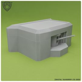 regalbau_h679_artillery_bunker_casemate_world_war_2_2__1.jpg Regelbau H679 Artillery Bunker & 15.5cm K420 (printed) - 3D Printed Tabletop Gaming model - 3D Model Terrain & Miniatures