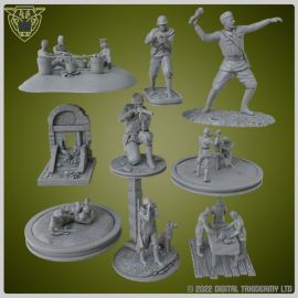 russian_soldiers_ww2_world_war_two_2_eastern_front0019.jpg Russian Soldiers Pack (resin) - Detailed 3D model for resin printed tabletop WW2 wargaming