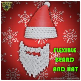 santa_1a_1_1.jpg Santa's 3D printed Cosplay (Flexible printed material) - STL Christmas cosplay flexible material pointed bobble hat wizard