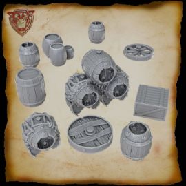 Barrels and Chests Scatter