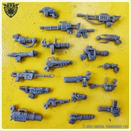 Greeblie Pack Selections (printed) -Scifi Guns - Greeble Pack 08