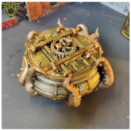 Steampunk Cthulhu Mechanical Token Box