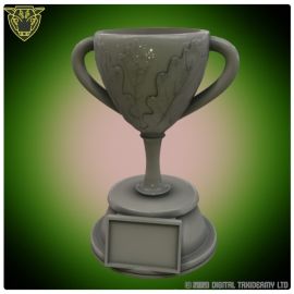 Blood Bowl Wood Elf Trophy (printed)