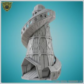 towers_of_fate_dice_3d_print_fantasy_dnd_die_stl0011.jpg Helter Skelter - Dice Tower - 3D printed tabletop gaming STL pack for scenic dice rollers