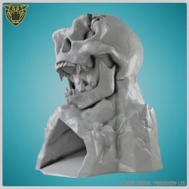 towers_of_fate_dice_3d_print_fantasy_dnd_die_stl0031.jpg Skull Mountain - Dice Tower - 3D printed tabletop gaming STL pack for scenic dice rollers - dice tower stl file