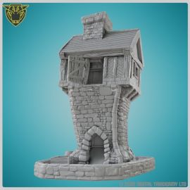 towers_of_fate_dice_3d_print_fantasy_dnd_die_stl0056.jpg Sky House - Dice Tower - 3D printed tabletop gaming STL pack for scenic dice rollers