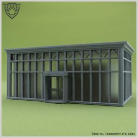 train_station_d7_design_70s_british_rail_1970s_prefabricated_glass_steel_modernist_3__1.jpg D70 Station Building (printed) - 3D Printed Tabletop Gaming STL File - 3D Model Terrain & Miniatures
