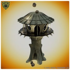 3D printable star wars kashyyk wookie endor ewok treehouse dice tower for tabletop gaming legion 