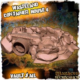 vault_jail_1.jpg Wasteland Vault Jail - 3D Printed Tabletop Gaming STL File - 3D Model Terrain & Miniatures