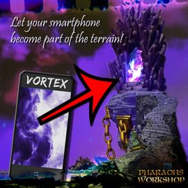 vortex_title_1_1.jpg Vortex - Mobile phone portals (full project) - 3D Printed Tabletop Gaming STL File - 3D Model Terrain & Miniatures