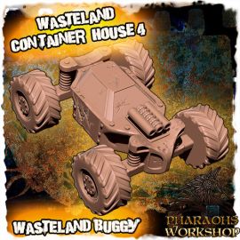 wasteland_buggy.jpg Wasteland and Police Buggy - 3D Printed Tabletop Gaming STL File - 3D Model Terrain & Miniatures