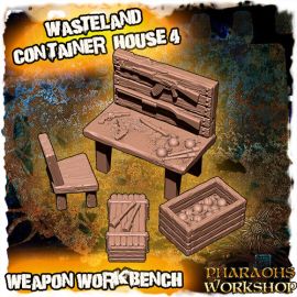 weapon_workbench.jpg Weapon Workbench - 3D Printed Tabletop Gaming STL File - 3D Model Terrain & Miniatures