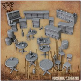 Wild West Saloon Scatter Pack (printed)