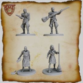 Worker Miniatures - Imagination Forge Games (printed)