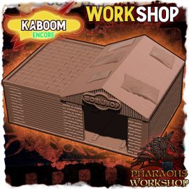 workshop_1_1_1.jpg Workshop & Garage - 3D Printed Tabletop Gaming STL File - 3D Model Terrain & Miniatures