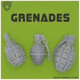 world_war_2_gun_rifle_machine_gun_rocket_launcher_flamethrower0037.jpg WW2 Grenade Scale Models (printed) - Detailed miniature replicas for RC models & Action Figures