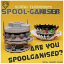 are_you_spoolganised_1.jpg Spool-Ganizer - Work Station Organizer - 3D Printed Modular Hobby Station and Workspace Organizer STL Kickstarter