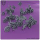 biker_gand_printable_easy_rider_hells_angels_harley_davidson0077.jpg Street Fighting Hell's Angels Biker Gang Miniature Gaming Models (Resin) - 3D printable motorbikes and riders