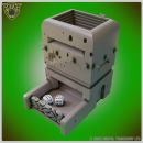 bunker_dice_tower_wargaming_3d_printed_model_02.jpg Bunker Dice Tower - Wargaming 3D Model - Print on Demand gaming accessory