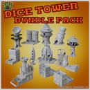 dice_tower_stl_3d_printable_sci_fi_fantasy_title-min_3.jpg Dice Tower Bundle Pack - 3D printed tabletop gaming STL pack for scenic dice rollers