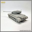 pershing_m26_tank_model_3d_print_03_4.jpg WW2 M26 Pershing tank (printed)  - 3D Printed Tabletop Gaming - Print-on-Demand - WW2 Wargaming Terrain & Miniatures