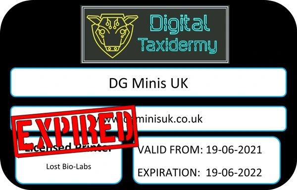 DG minis - Lost Bio-Lab Print License Expired