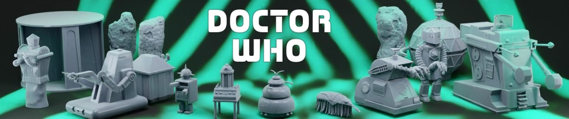Dr-Who collectable models classic old series robots and display items