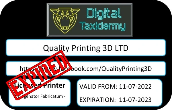 Quality Printing - Proxigenaotrs Fabricatum print license 