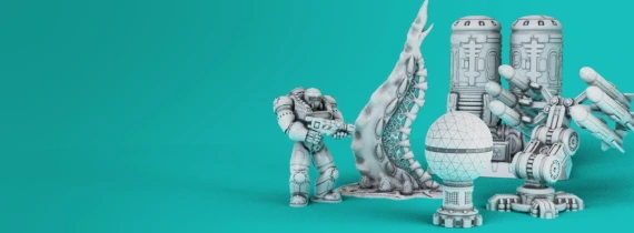 Sci-fi 3D Print Design Models for 3D Printing