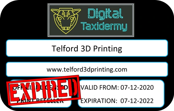 Telford 3d printing - Lost Bio-Lab Print License Expired