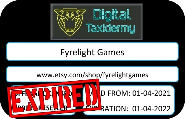fyrelight - Trewell Common print license expired