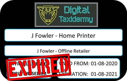 j fowler - Spool Tower Print License Expired