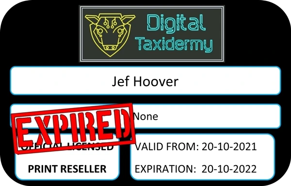 jefhoover - fast terrain expired print license 