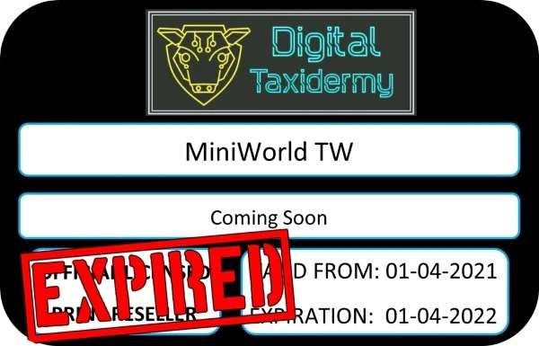 miniworld - Trewell Common print license expired