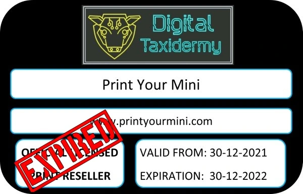 printyourmini - Dice Mill Expired print license 