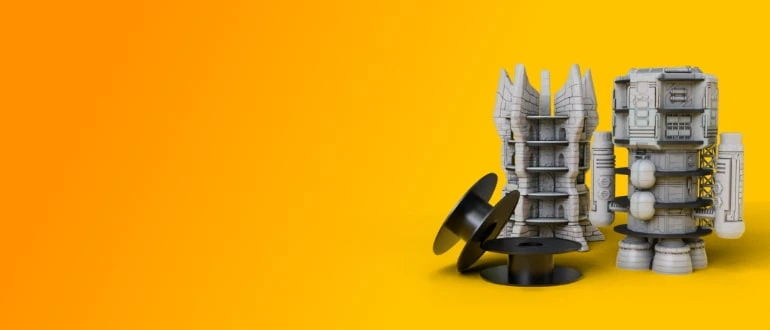 3D Printed Spool Terrain Tower Sci-fi and Fantasy